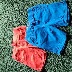 Lee Relaxed Shorts- Red and Blue 12M